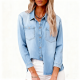 Light Wash Denim Button-Down Shirt